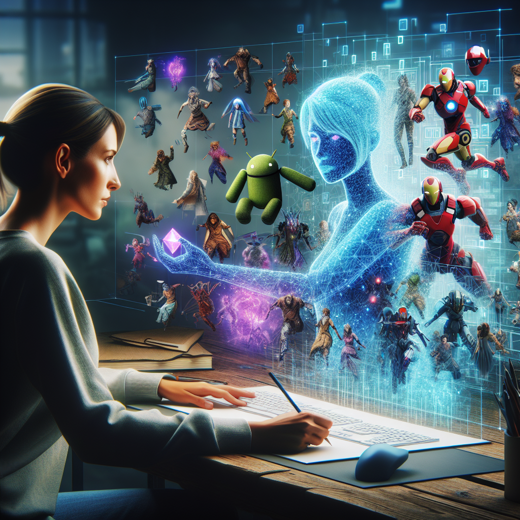 Cómo crear personajes originales para videojuegos con IA