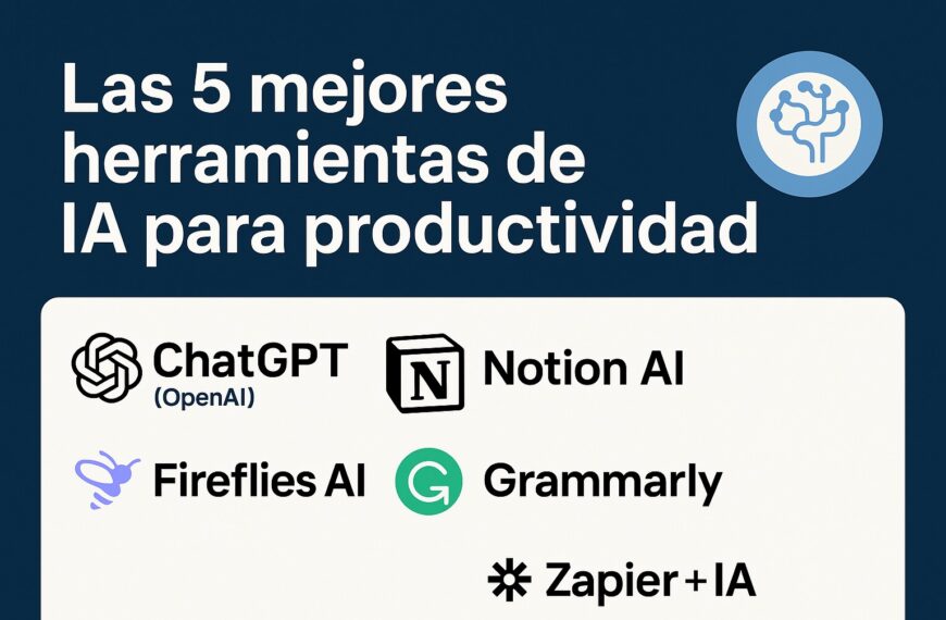 5 mejores herramientas ia para productividad